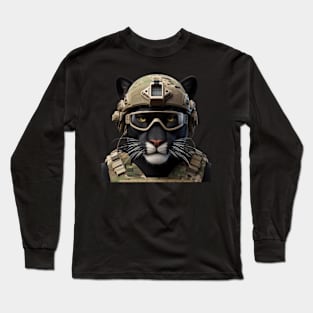 Patriot Panther by focusln Long Sleeve T-Shirt